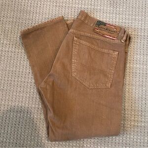 RALPH LAUREN Denim & Supply Camel Jeans Sz 33x27